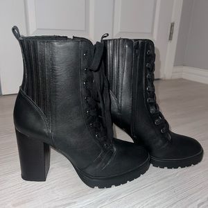 NWOT Steve Madden Lead Black Boots